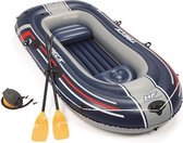 2+1 Persoons opblaasbare raft boot - Hydro-Force - Treck X2 set - met peddels en pomp - 255x127cm