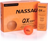 Nassau QX Soft - Golfballen - 12 stuks - Oranje