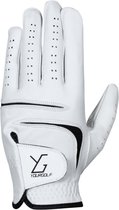 YourGolf golfhandschoen leer wit L