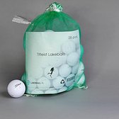 Golfballen gebruikt/lakeballs Titleist 25 stuks in meshbag