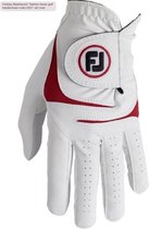 Footjoy Weathersof Fashion heren golf handschoen Links 2021 wit rood heren ML