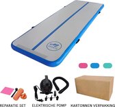 AJ-Sports AirTrack Pro - Turnmat - Tumbling - Gymnastiek - Turnmatten Gymnastiek | 300x100x10 CM | Sporten & Spelen | Buiten & Binnen | Turnen | Waterproof | Met elektrische pomp