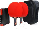 Ping Pong set – Tafeltennis Set – Pingpongsets - Pingpong Batjes – Tafeltennis Batjes  – Pingpongnet – Tafeltennisnet – Pingpong –  Pingpongballen – Tafel Tennis Ballen– Balletjes – Net – Uitschuifbaar