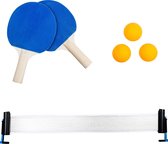 Hi Tafeltennis Set - Incl. 2 Batjes en Uitschuifbaar Net