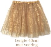 Tutu - Goud met voering - 40 cm