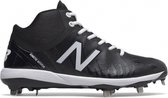 New Balance - MLB - Honkbal - M4040BK5 - Mid - Metal Honkbal Softbal Spikes - Zwart/Wit - US 9,5 (2E)