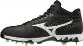 Mizuno - MLB - Honkbal - 9-Spike - Ambition - Mid - Honkbalschoenen - Met Metalen Spikes - Black - US 9,5
