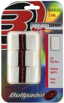 Bullpadel GB-1603 X3 padel overgrip wit