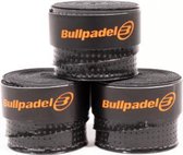 Bullpadel Zwarte Overgrips – 3 stuks