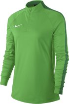 Nike Dry Academy 18 Drill Top Sportshirt Dames - groen/wit
