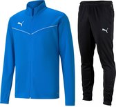 Puma Teamrise Trainingspak - Maat L  - Mannen - blauw/zwart