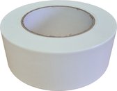 Duct-tape 50 mm x 50 meter. Wit. 24 rollen. + Kortpack pen (021.0105)