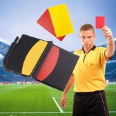 Scheidsrechter Set Met Rode & Gele Kaarten Set - Voetbal Scheidsrechterkaarten -Referee Accessory Soccer Set Met Aantekeningen Boek