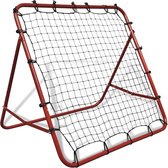 vidaXL Voetbal kickback rebounder verstelbaar 100x100 cm