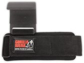 Gorilla Wear Weight Lifting Hooks  - Zwart