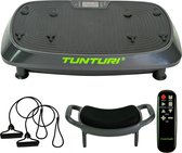 Tunturi Cardio Fit V20 Trilplaat fitness met stoel - Vibration plate met 30 snelheden en 3 programma's - Vibratie en Oscillatie