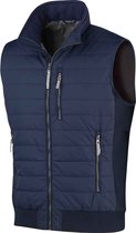 BJØRNSON ALEC Bodywarmer 4 seizoenen Heren - Winddicht - Nylon Gevoerd - Waterafstotend - Outdoor - Rits Afsluitbare Zakken - Maat XL - Donkerblauw