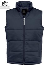 B&C Collection Heren Bodywarmer Maat L Kleur Blauw