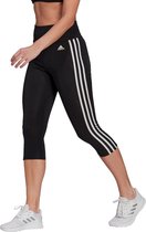 adidas - 3-Stripes 3/4 Tights - Capri Tights - L - Zwart