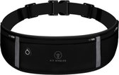 Fit Evolve® Sport Heupband - Hardloopband Telefoon - Sportband - Hardloop Riem - Heuptas - Unisex/Onesize - Running belt - Zwart