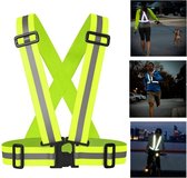 Pro Sport Hardloopvest - Reflecterend veiligheidsvest - Geel