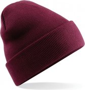 Beechfield Basic Winter Muts - bordeaux rood