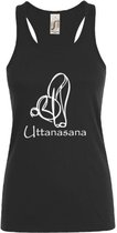 yoga- tanktop- sporttop- sol- zwart- XL- forward fold