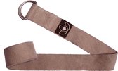 Yoga riem / strap extra lang taupe - Lotus