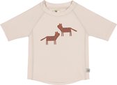 Lässig - UV-Shirt met korte mouwen voor kinderen - Twe tijgers - Offwhite - maat 92cm