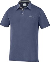 Columbia Nelson Point - Polo Shirt Heren - Outdoorshirt - Donkerblauw - Maat M