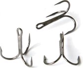 Fox rage predator 2xs carbon treble hook | maat 8 | 10 st | dreggen