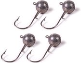 DLT Round Jighead Hook - Loodkop - Haakmaat 2/0 - 14g - Grijs