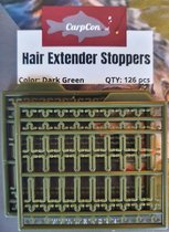 Hair Extender Stoppers - 2 rekjes - Donkergroen