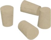 Metaltex Wijnstoppers 3 Cm Kurk Crème 10 Stuks