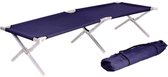 NordFalk veldbed XL 190 x 64 cm - Campingbed - Stretcher - Kampeerbed - Blauw