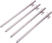 4 x NGT Stainless steel banksticks 20-35cm | Banksticks