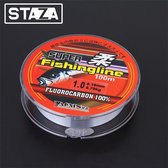 Staza® Vislijn 0.18 mm - 200 Meter - Nylon Draad Extra Sterk - Visdraad voor Zoetwater en Zoutwater - Vissen - Outdoor Accessoires - Fluorocarbon