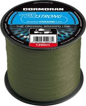 Gevlochten Lijn - Cormoran - Corastrong Green  -1200 meter - 0.25mm-14.3kg