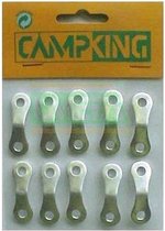 Campking Gebogen Spanner - Aluminium - 10 stuks