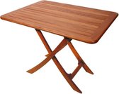 ARC Marine teakhouten inklapbare Tafel Provence - 2 posities - 90x70 cm (geolied)