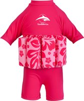 Konfidence - Drijfpakje/Zwempak - Hibiscus Roze - 1-2 jr / 12-16 kg