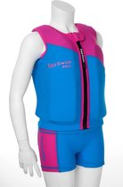 EasySwim Pro - Drijfpakje - Zwemvest & Zwembroek - Roze- M: 17-23 kg