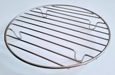 Oven rooster - Magnetron rooster - Groot - Oven rek - Magnetron rek - RVS - Rond - 29x29x5 cm