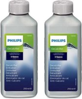 Philips Saeco antikalk ontkalker anti kalk - 2x fles 250ml - ontkalkingsmiddel koffiezetapparaat espresso espressomachine