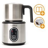 CuisiNoon® Premium Melkopschuimer Multifunctioneel - Barista Aeroccino - Incl. 16 sjablonen & E-book