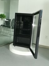 KOALD minibar - koelkast - Horeca - 68 Liter - Glasdeur - Black Edition