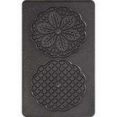 Tefal XA800712 Snack Collection - Bloemvormige wafelplaten