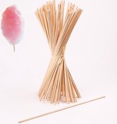 Suikerspinstokjes Suikerspin stokjes 38 cm 100 stuks Ook voor marshmallows