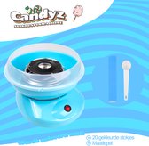 Suikerspinmachine - Suikerspinmachines - Mini Suikerspin - Suikerspinmaker - Voor Feestjes en partijen - Kinderfeestje - Cotton Candy - Kunststof - Blauw