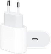 iPhone 12 oplaadstekker 20W USB-C Power oplader - Wit - Geschikt voor Apple iPhone 12 - Apple iPad - USB-C Apple Lightning |Snellader iPhone 12 / 11 / X / iPad / 12 Pro Max / iPhone 12 Pro | iPhone 12 Lader | USBC lader | USB-C Lader | iPhone 12